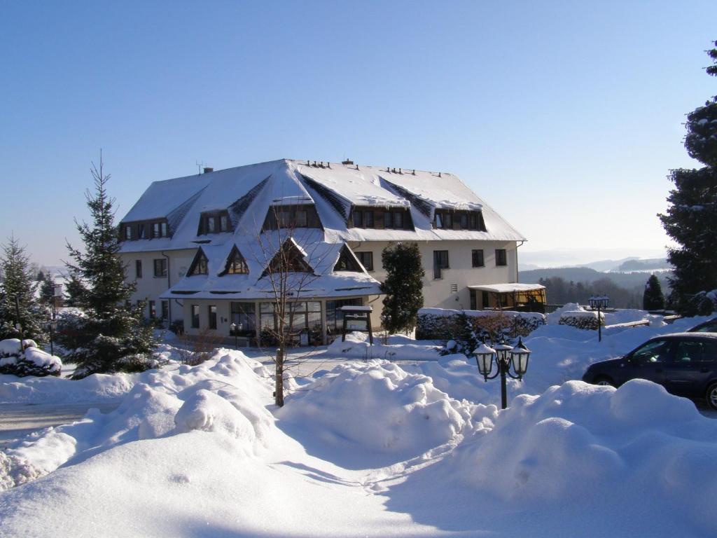 Hotel Waldesruh Lengefeld  Bagian luar foto